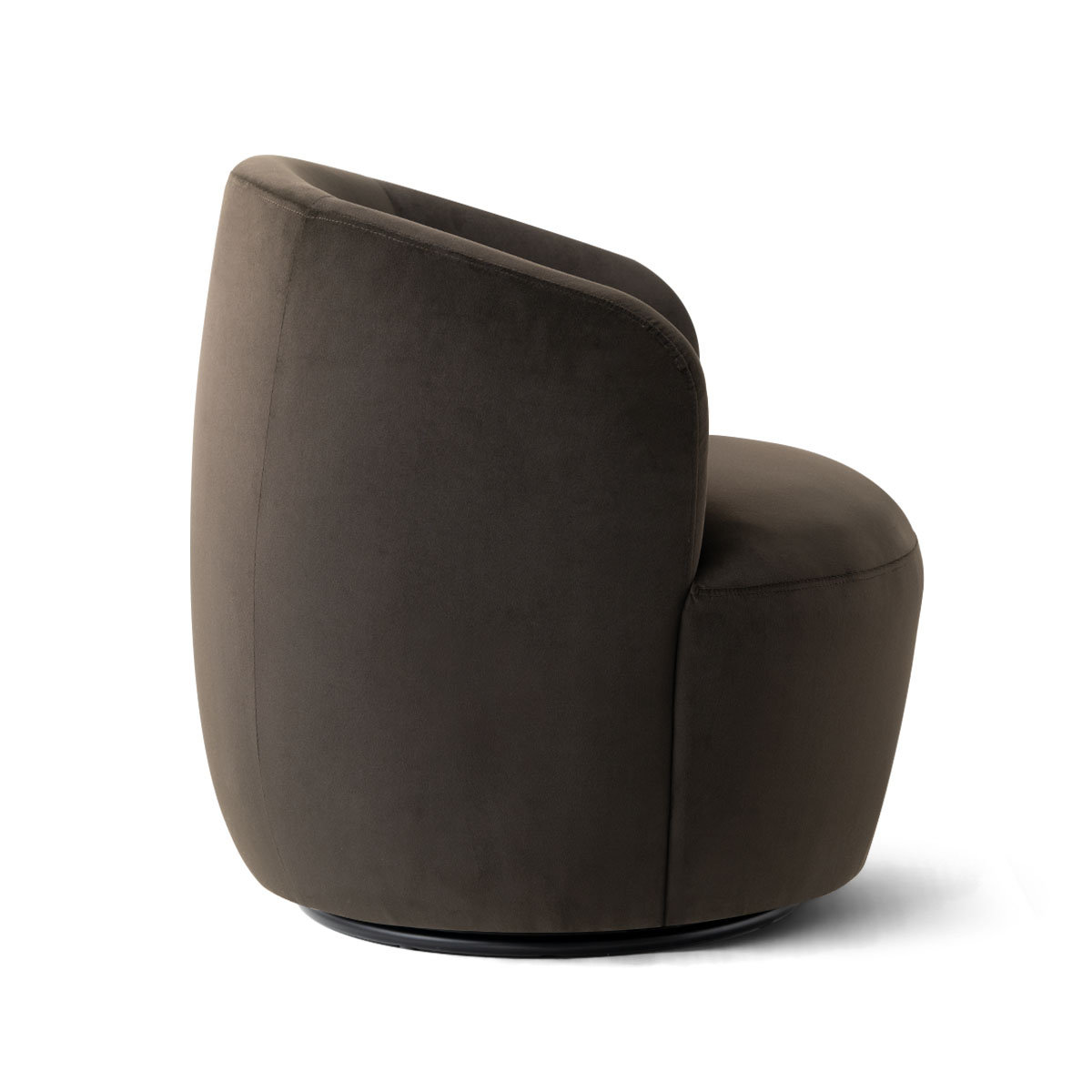 27" Wide Velvet Swivel Barrel Accent Chair (Set Of 2)